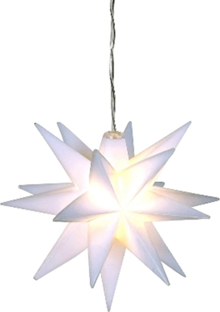 LED Stern 3D Weiß – Weihnachtliche Deko-Leuchte mit Produktbild 