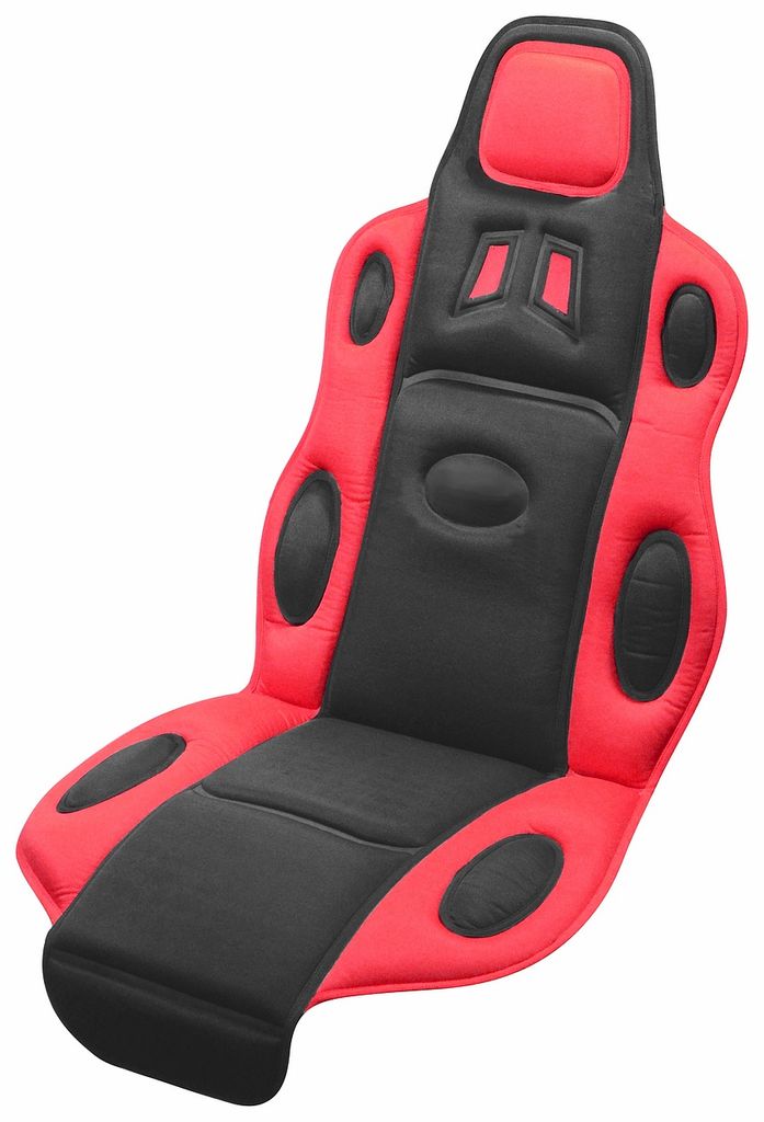 PKW Sitzauflage X-Race schwarz rot, Sitzauflagen