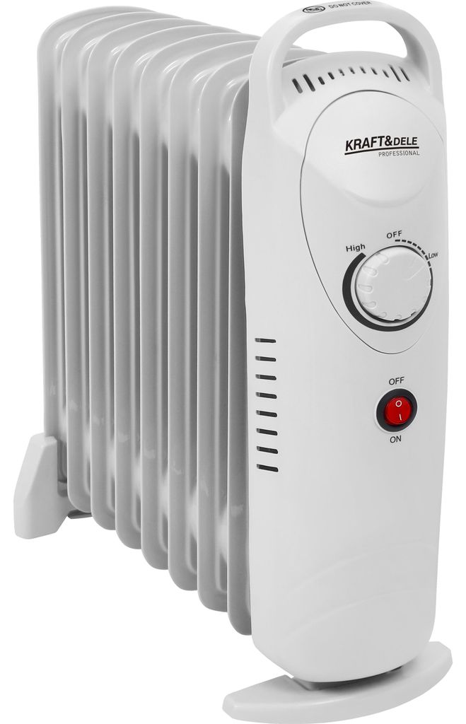 KRAFT&DELE | Olejový radiátor, 1000W, elektrický topný Obrázek produktu 