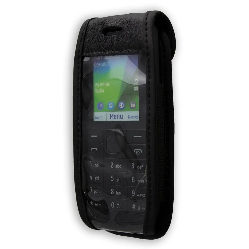 Cover caseroxx Nokia 112 Vera Pelle: Protezione Outdoor con Clip - 4