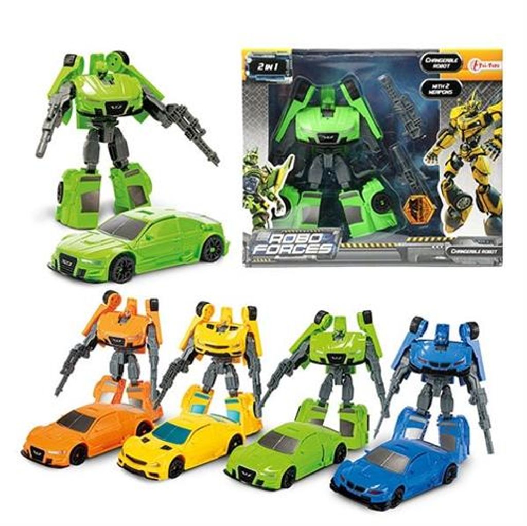 Roboforce Verwandlungsroboter Sportwagen 4f sort. Produktbild 