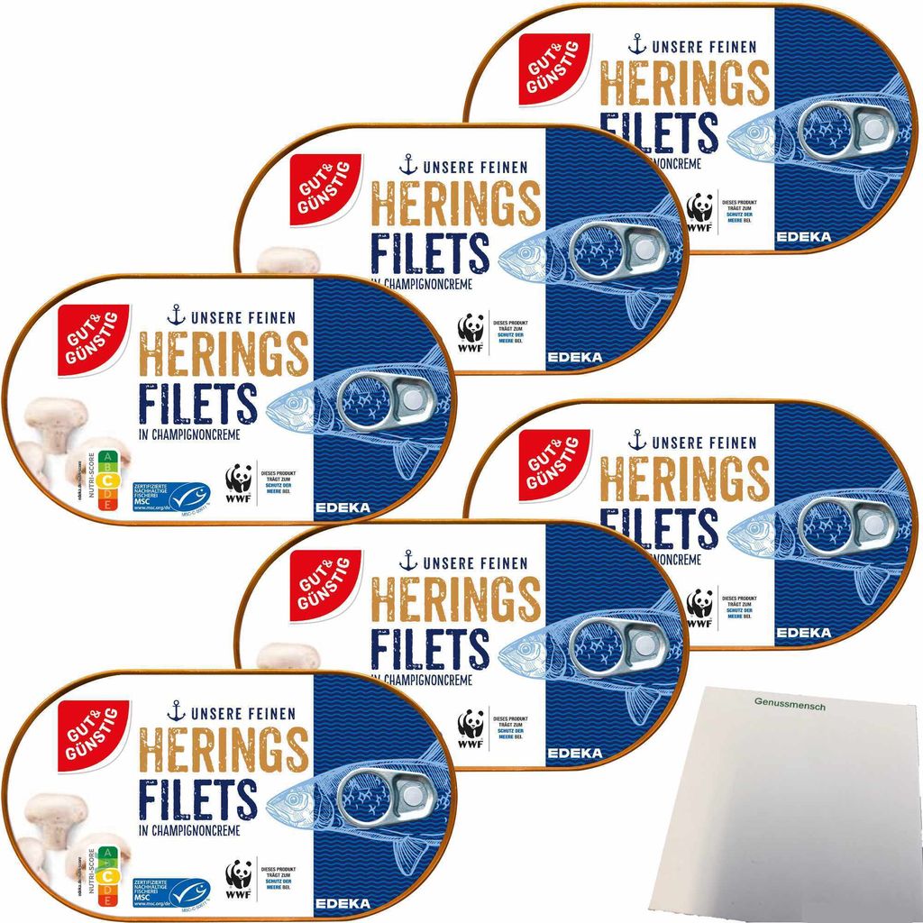 Gut & Günstig Heringsfilets in Champignoncreme mit Produktbild 