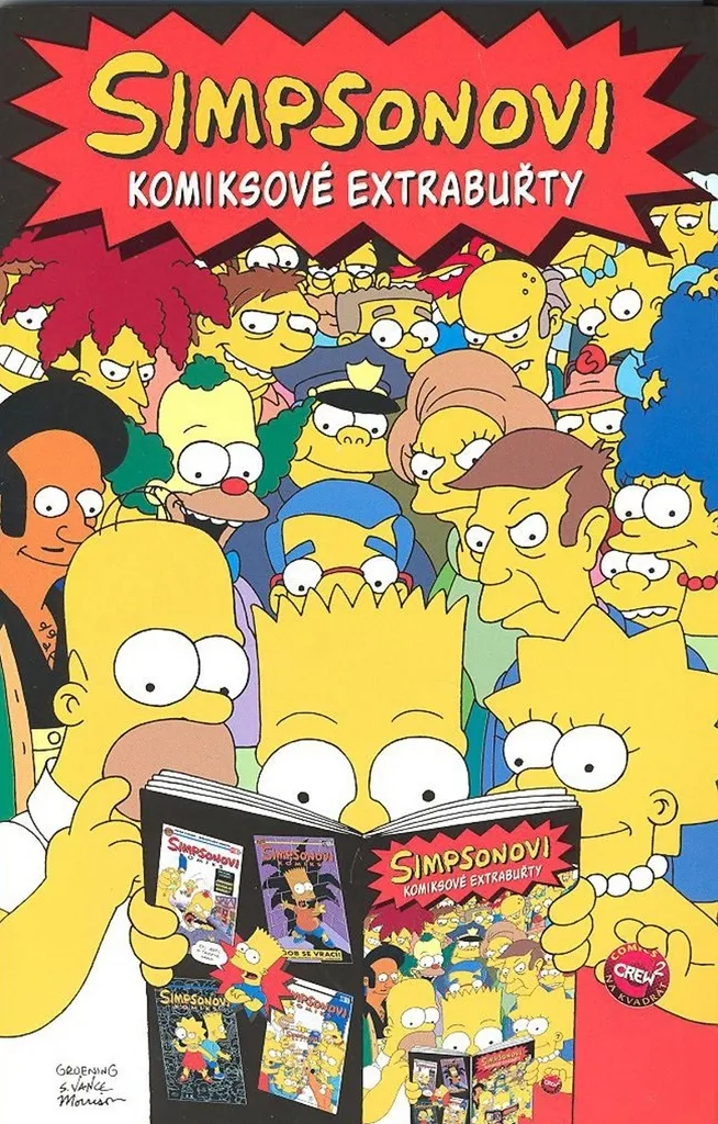 Album Comics Simpson Komiksové extrabuřty - Dessins de Steve Vance Rare