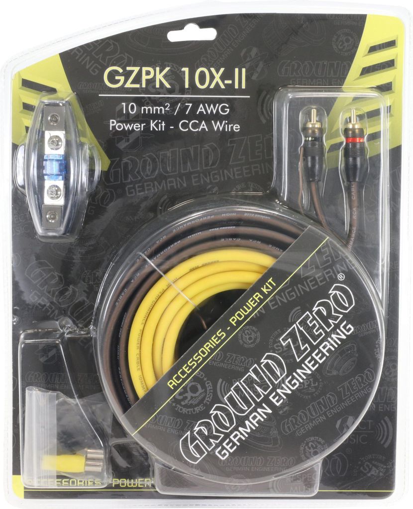 Sada káblov Ground Zero GZPK 10X-II Obrázok produktu 