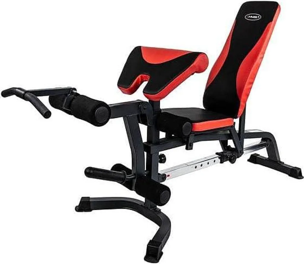 Banc HMS LS3050 multifonctionnel : idéal pour musculation à domicile