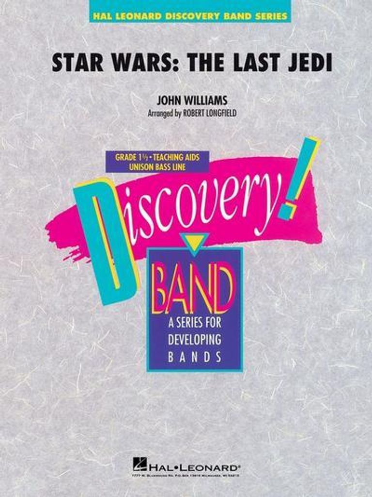 Star Wars: The Last Jedifor concert band/harmonie