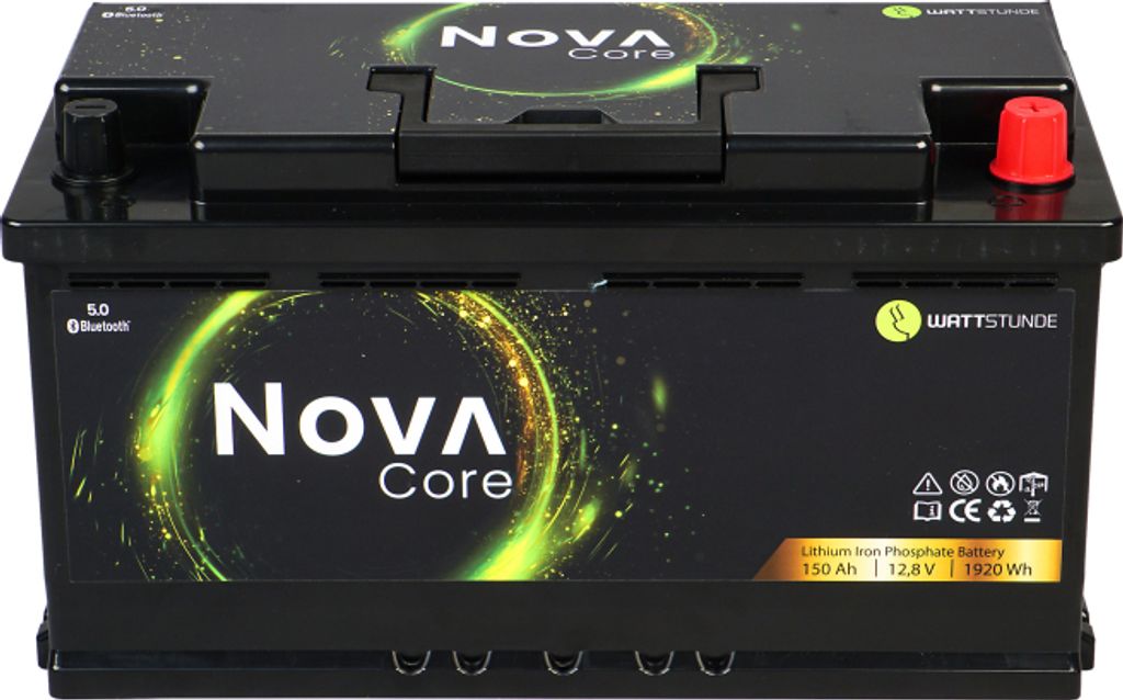 WATTSTUNDE NOVA Core Batterie 12,8V 150Ah 1920Wh LiFePO4