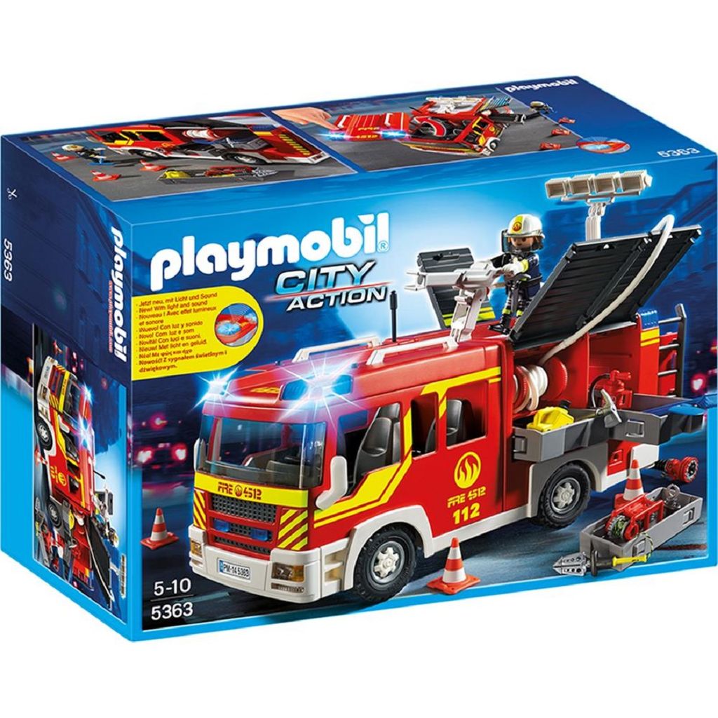 PLAYMOBIL 5363 - Löschgruppenfahrzeug mit Licht und Sound Produktbild 
