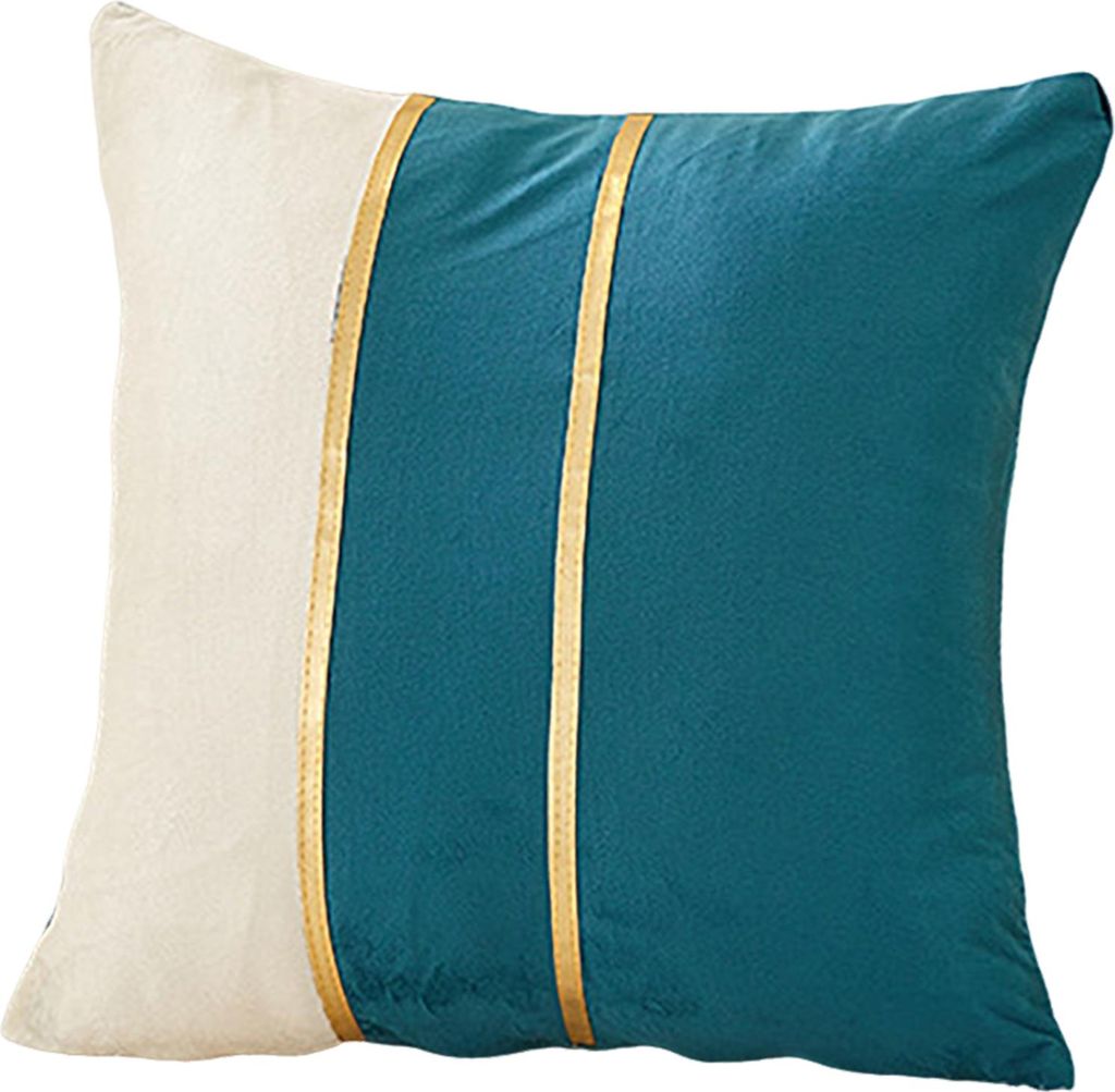 Samt-Kissenbezug, 45,7 x 45,7 cm, r Kissenbezug mit verstecktem Reißverschluss, dekorativer Sofa-Überwurf-Kissenbezug für Wohnzimmerbett