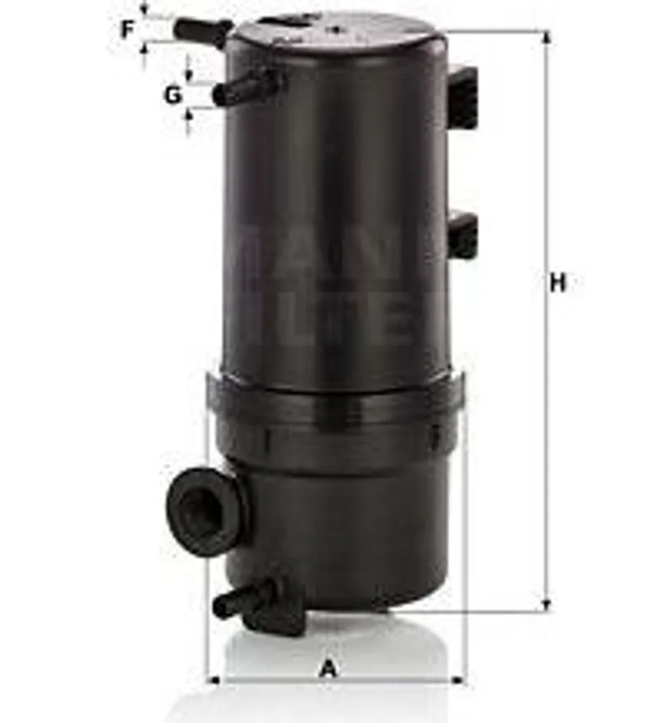Filtre à carburant Diesel pour Amarok MANN-FILTER WK 10 046 z Fiable