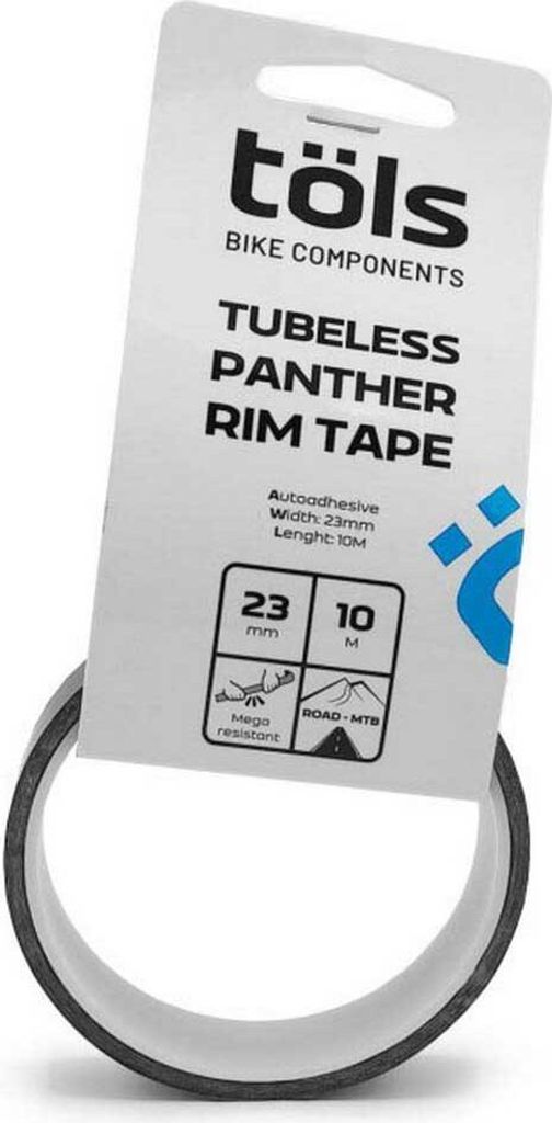 Tols Tubeless Panther Felgenband 10 M Schwarz 32 mm Schwarz 32 mm