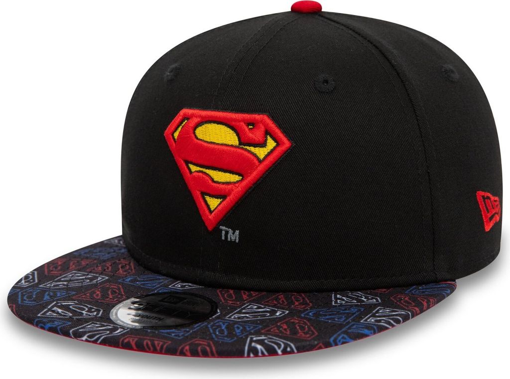 New Era Chyt Super Aop 9Fifty Supman Blk 001C Black -