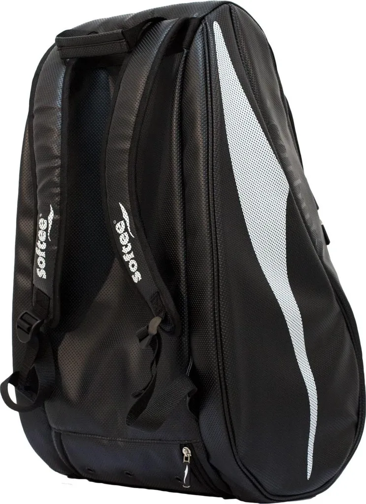 Sacoche de Padel Softee Car Noire - Bagagerie Sportive Multi-Poches