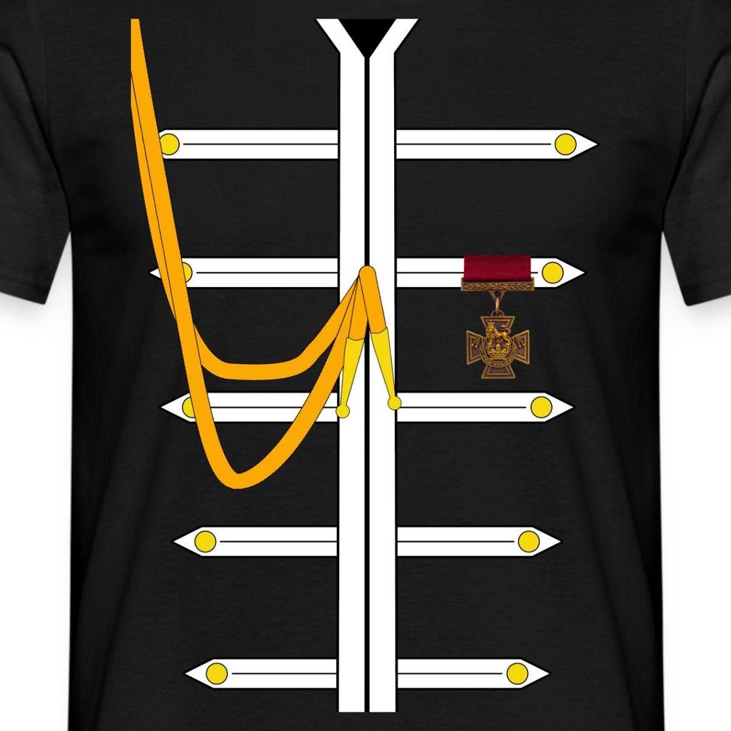 Spreadshirt Sgt Pepper Anzug Kostüm Fasching Männer T-Shirt, L, Schwarz