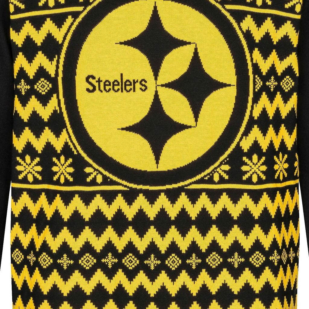 NFL Pittsburgh Steelers Ugly Sweater Big Logo 2-Color Produktbild 4