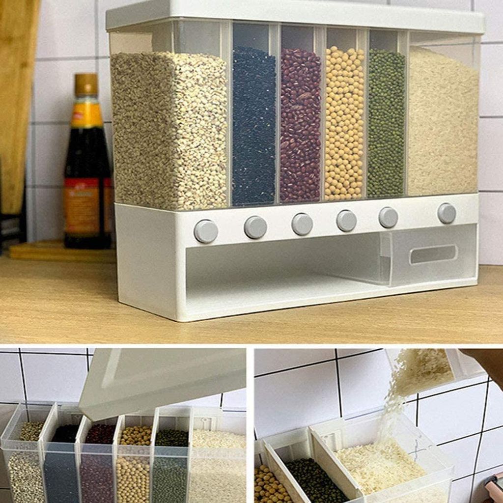 Dávkovač na obiloviny Nástěnný dávkovač na obiloviny 6 v 1 Obrázek produktu 15
