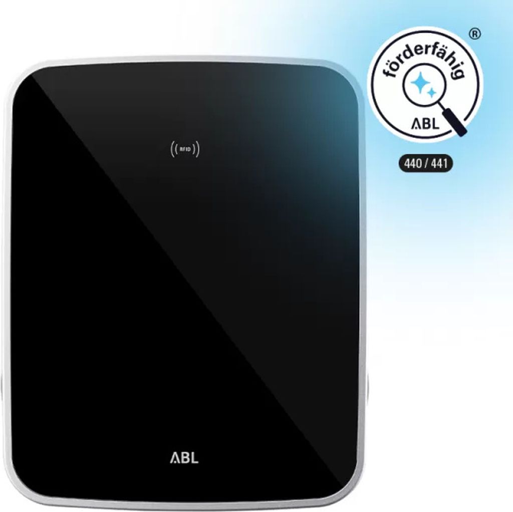 ABL Wallbox eMH3 Single eichrechtskonform, 22 kW, Typ 2 Steckdose, Extender 3W2250