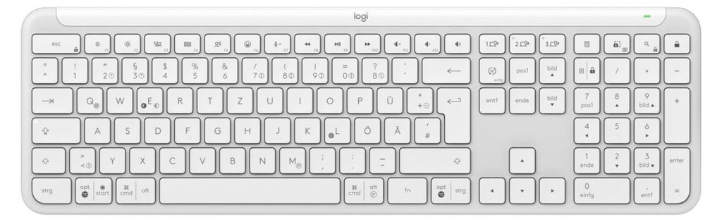 Logitech Signature Slim K950 Kabellose Tastatur mit Produktbild 