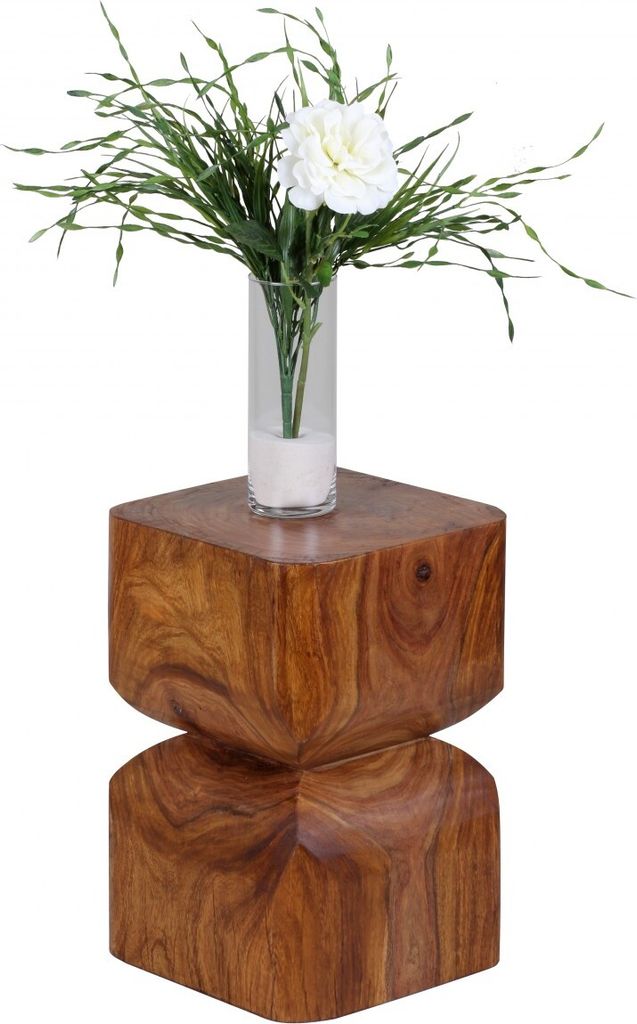 Stolík  wl1.562 sheesham masív 30x45x30cm rustikálny Obrázok produktu 9