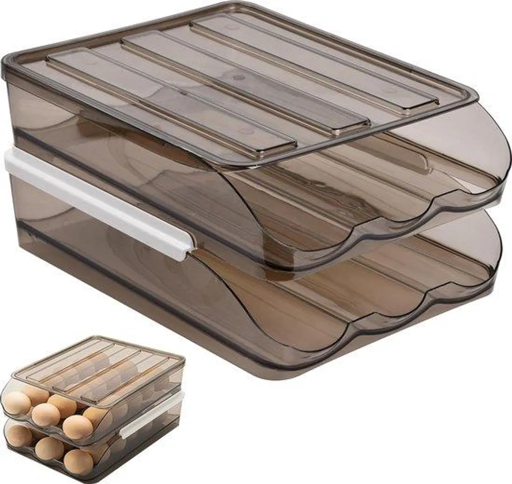 Rangement œufs pour frigo 36 pièces, boîte hermétique pour cuisine équipée