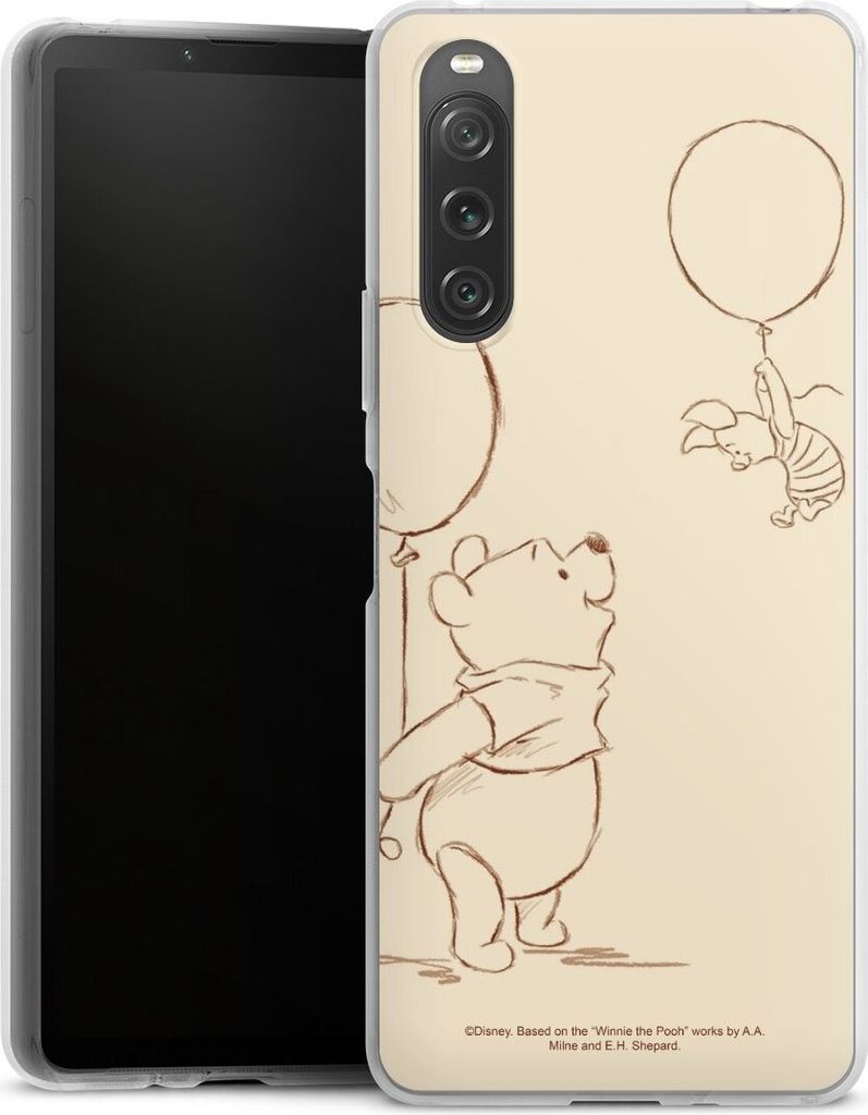 DeinDesign Handyhülle für Sony Xperia 10 V Silikon Hülle Case Smartphone Schutzhülle Disney Offizielles Lizenzprodukt Winnie Puuh