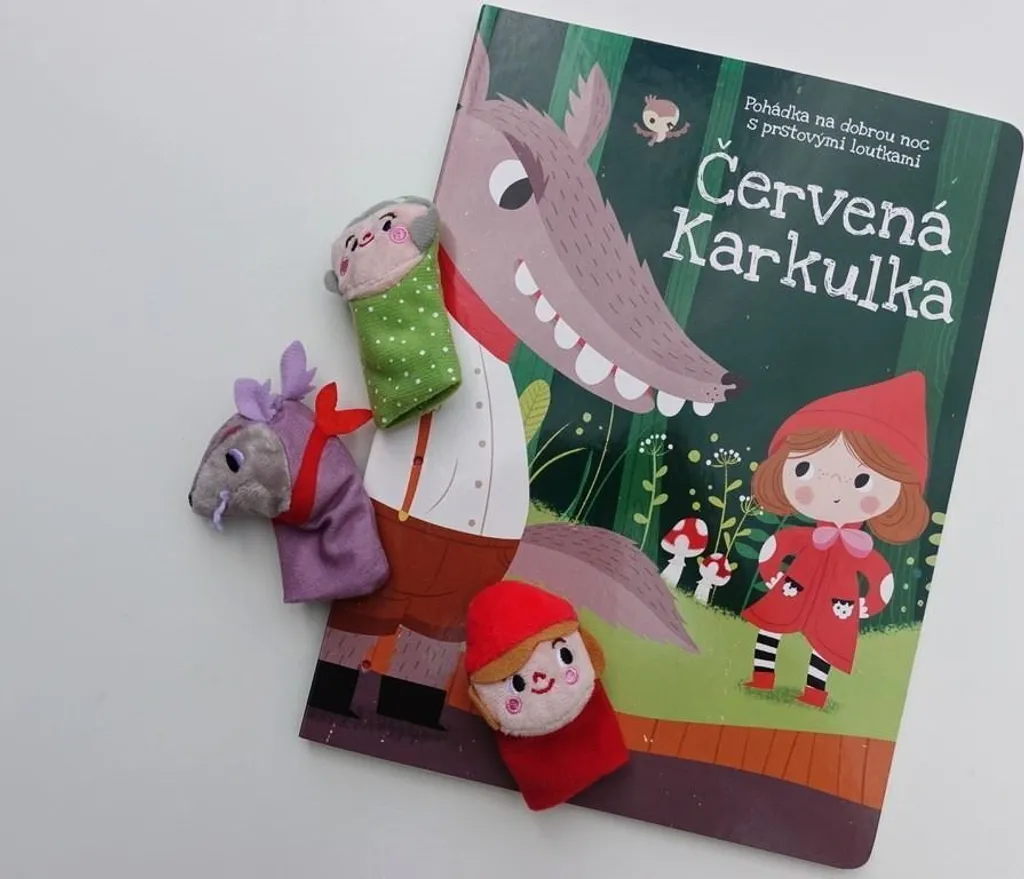 Livre éducatif Červená Karkulka pour apprendre le tchèque en lisant