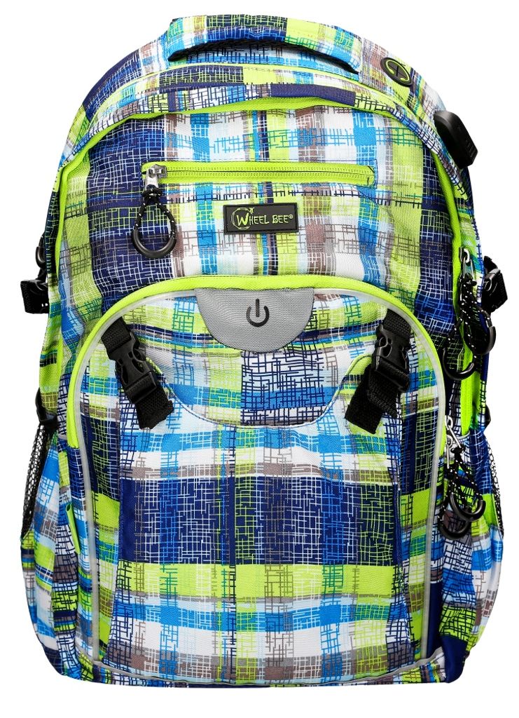 *Wheel Bee BACKPACK Generation Z, Design blue/green/white