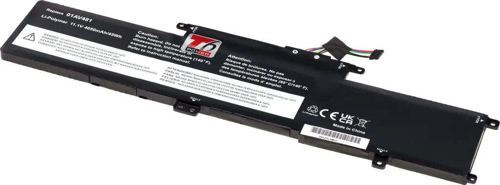 Batteria T6 Power Lenovo 01AV482 Li-Poly 11.1V 4050mAh per ThinkPad L380 L390