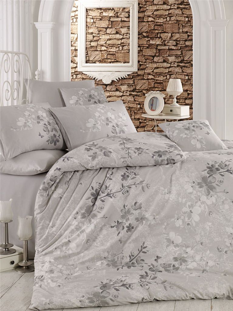 L'Essentiel Linge de Maison, Adal- PRL2153, Grau, Bettdecken, 100% Baumwolle ranforce