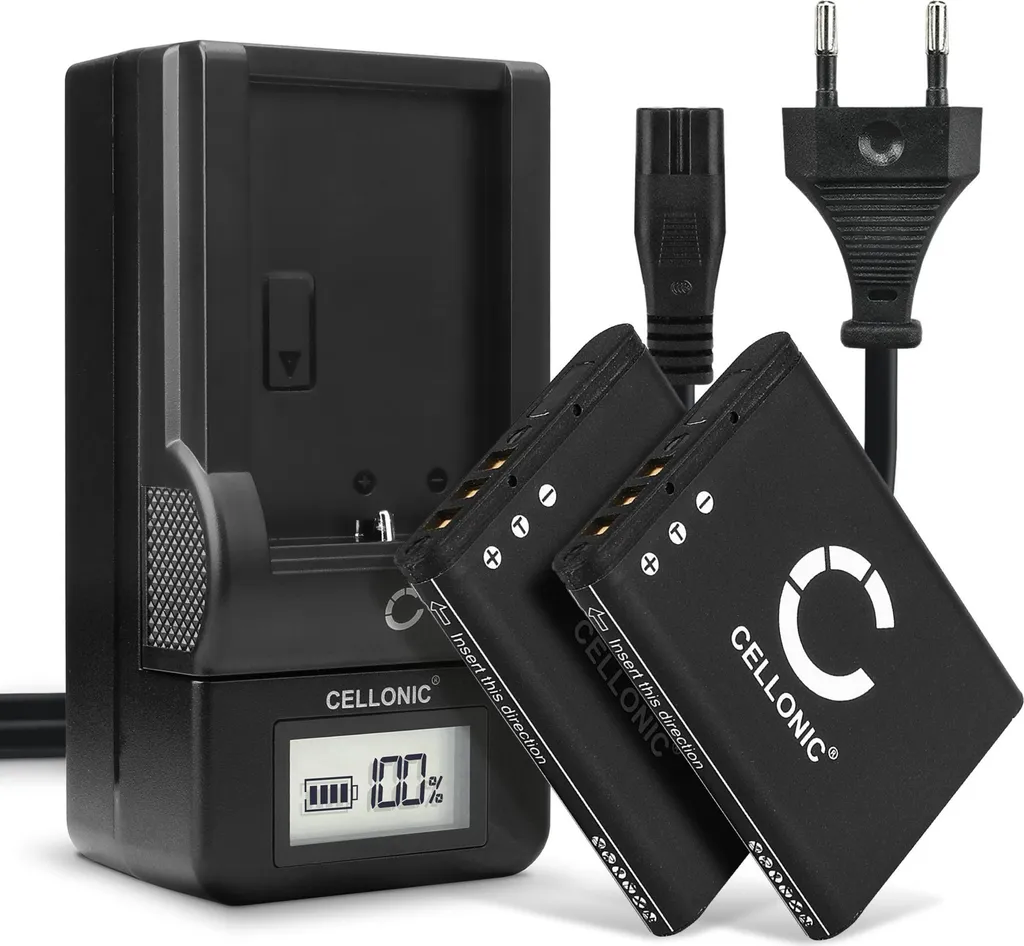 Batteria Compatibile Toshiba Camileo PX1686U + Caricatore USB CELLONIC