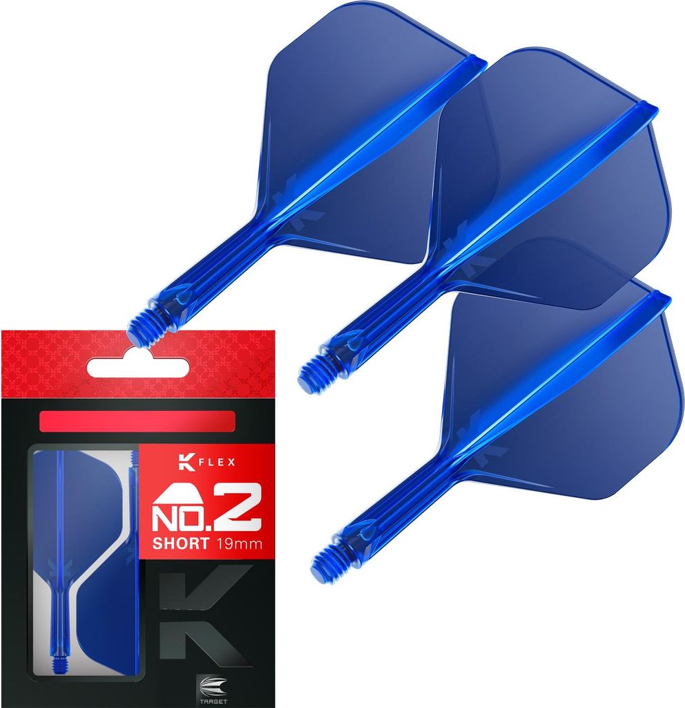 Target Darts K Flex Integrierte Dartflights No.2 - Short Produktbild 