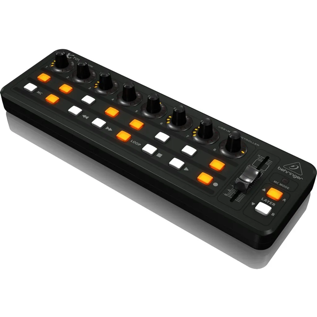 Behringer X-TOUCH MINI avec 8 Encodeurs rotatifs et 16 Touches LED - 6