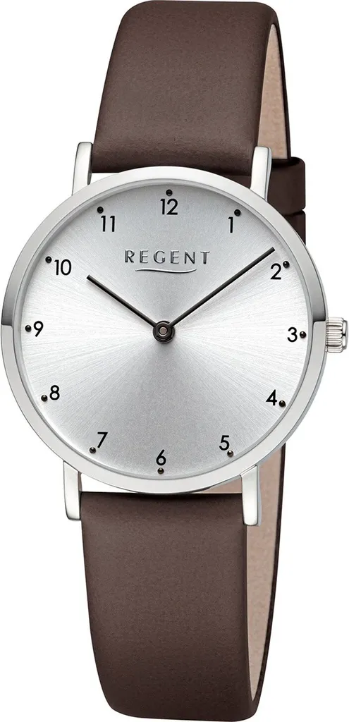 Montre femme quartz brun Regent BA-861 avec un cadran analogique chic