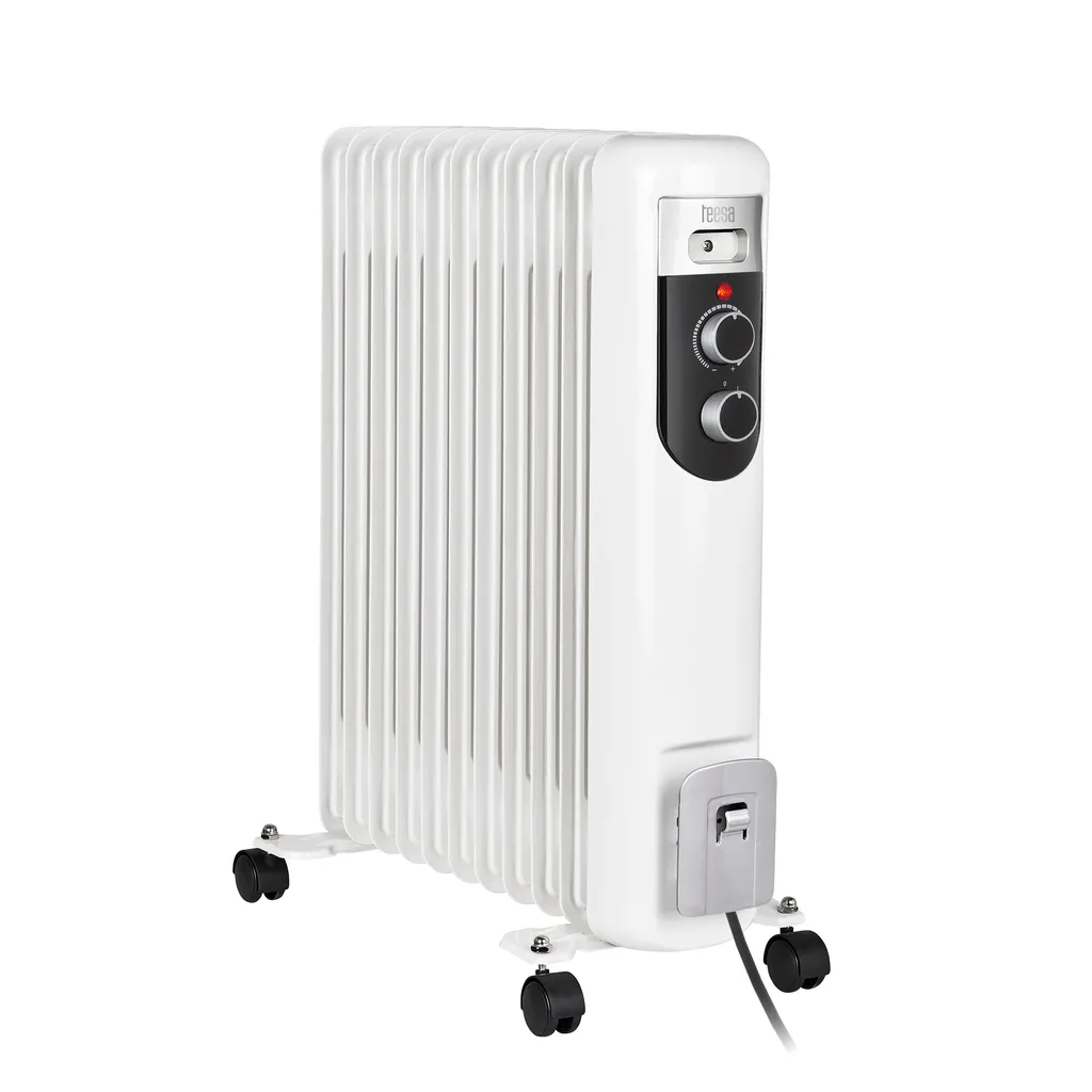 Radiateur électrique 2500W Teesa TSA8049 thermostat et 11 ailettes