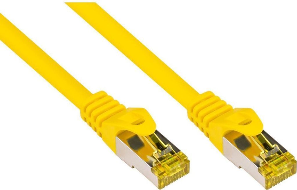 RJ45 Patchkabel Cat.7, 40m, S/FTP, gelb