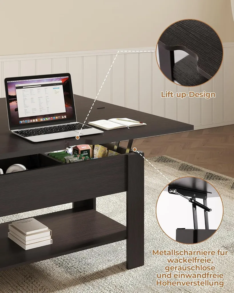 Table basse transformable KIMENICH : gagnez de l'espace avec style - 3