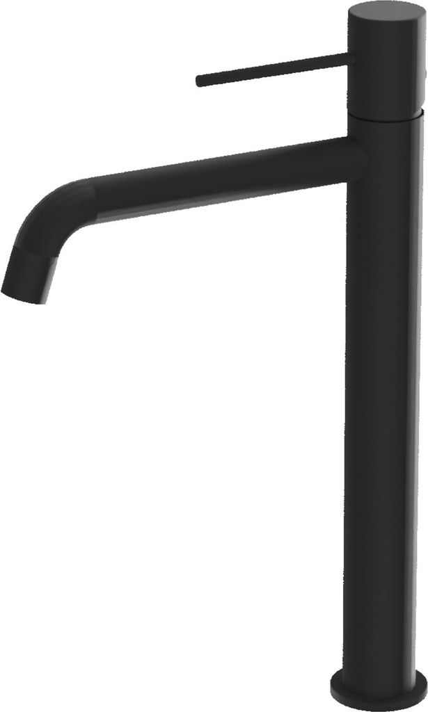LAVITA Hoch Waschtischarmatur - Orion Matt Schwarz | Aufrechte Wasserhahn Bad | Mischbatterie für Waschbecken | Waschtisch-Armaturen Badezimmer | ...