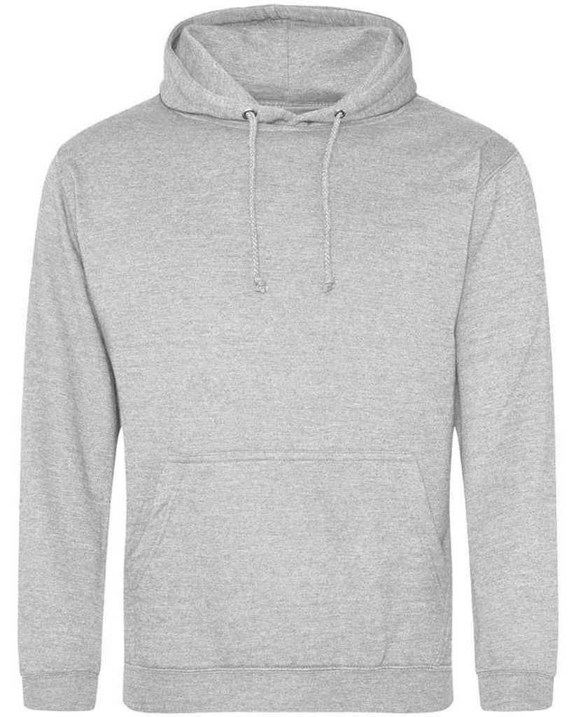 Awdis - "College" Kapuzenpullover für Herren/Damen Uni LT1871 (L) (Grau meliert)
