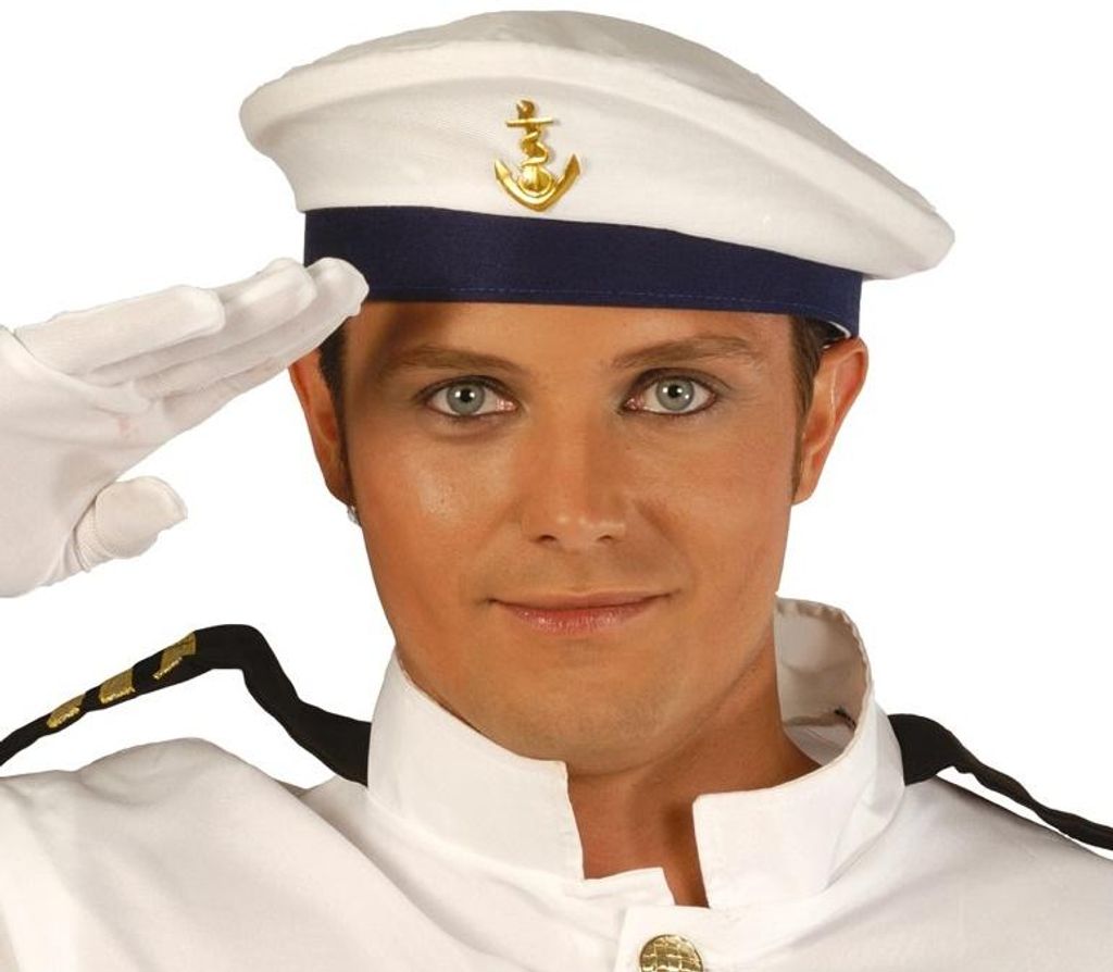 Matrozen, anker, maritiem kostuum, muts, carnaval, Productafbeelding 