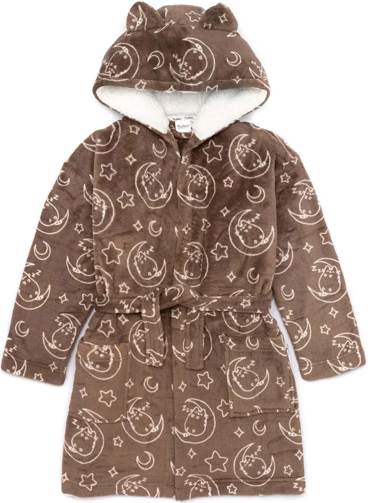 Peignoir de détente Pusheen fille 140 cm marron idéal pour l'hiver