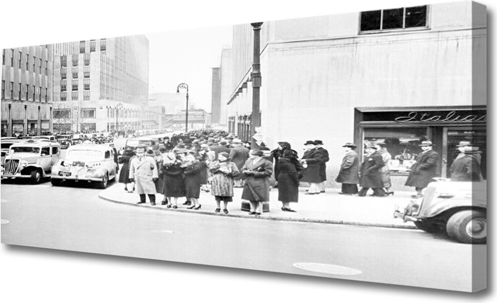 Tulup Leinwand-Bilder 125x50 Wandbild Canvas Kunstdruck Stadt Gebäude