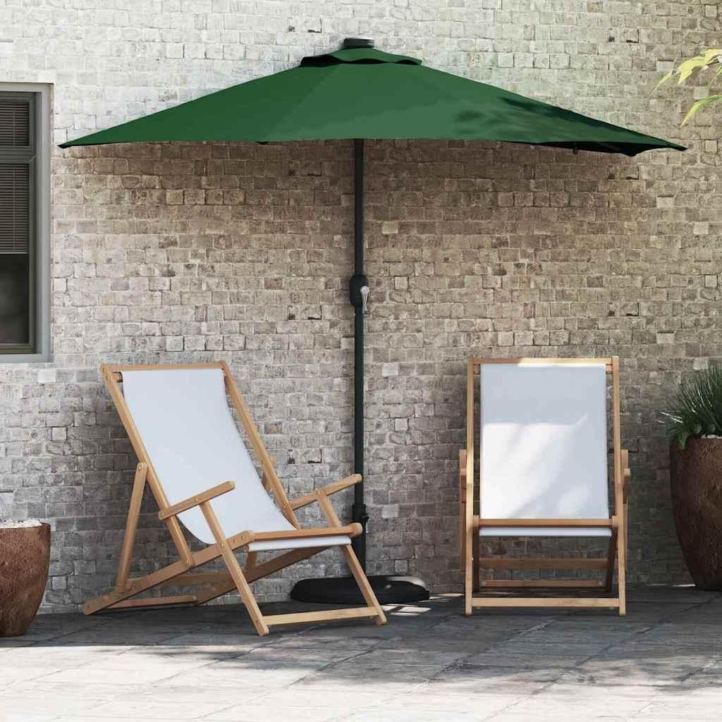 Praktischen Gartenparasol Grün 294 x 150 x 223 cm Stoff - Sonnenschirme ,design Möbel 8500212 1parcel