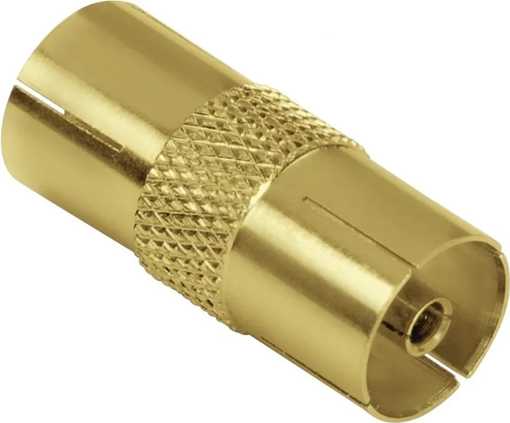 Coupleur Coaxial d'Antenne TV Hama 179270 Connecteur Mâle-Mâle Pro
