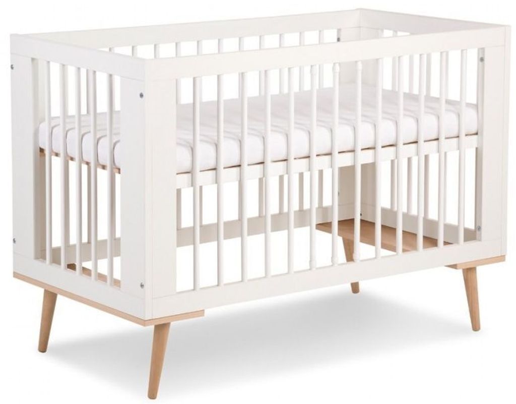 Babybett Marloes Weiß 60x120 cm Produktbild 