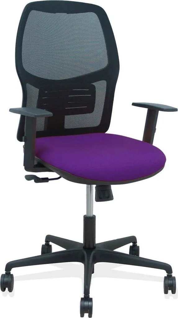 Chaise de Bureau Contre le Mal de Dos Alfera Sincro Accoudoirs Noirs