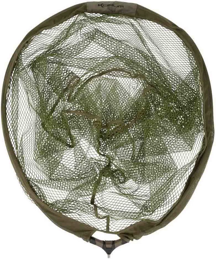 Korum Power Folding Spoon Latex 30 - Épuisette de Pêche Spéciale Rivière