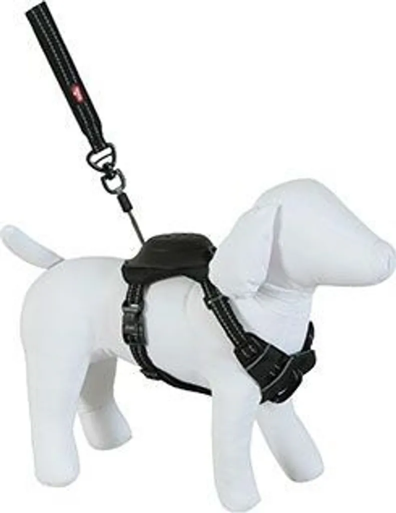 Pettorina per cani con guinzaglio EASY RIDE nero XS Zolux