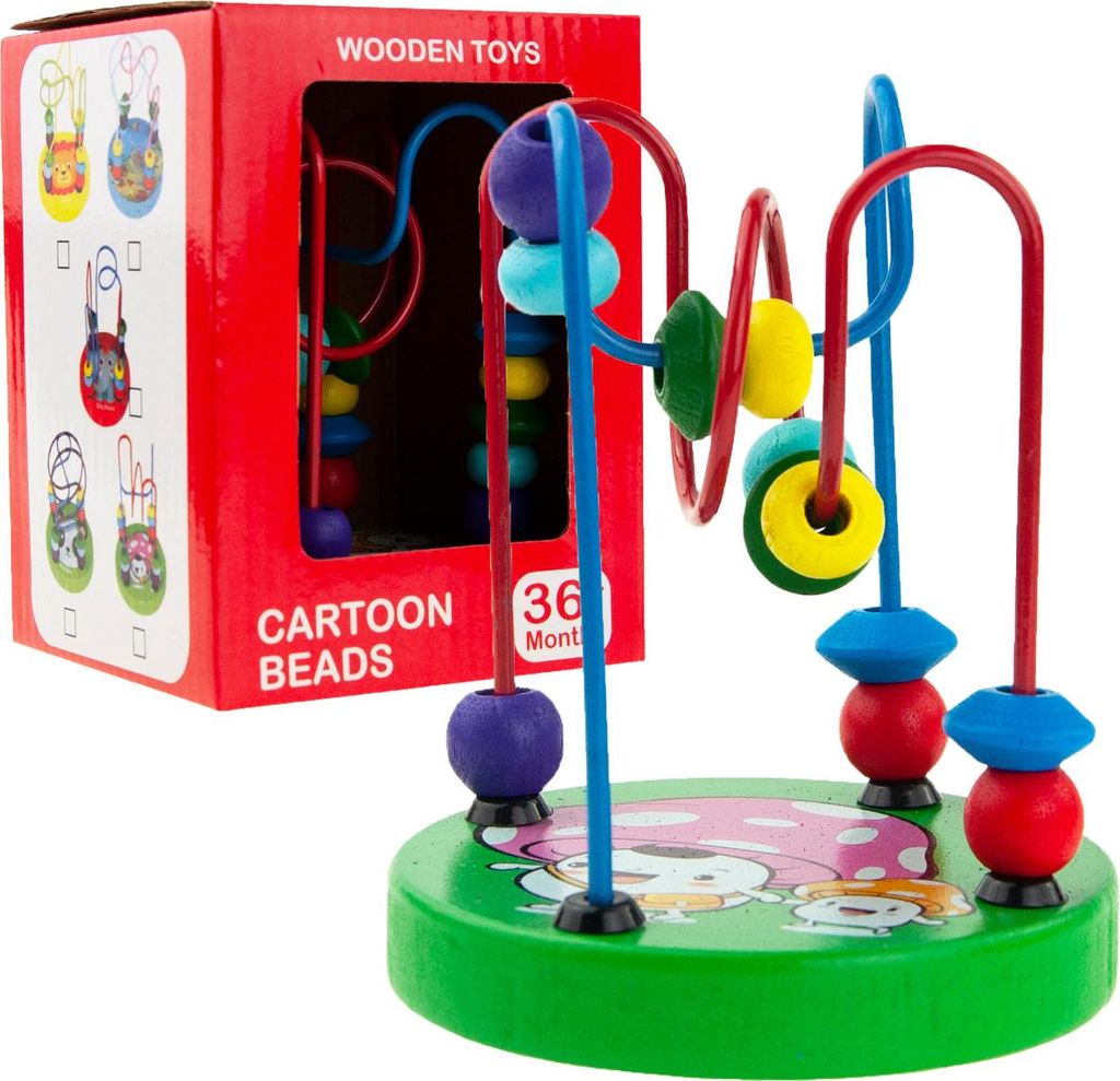 Hölzerne Verflochtene Perle Mula Pädagogischen Spirale Labyrinth