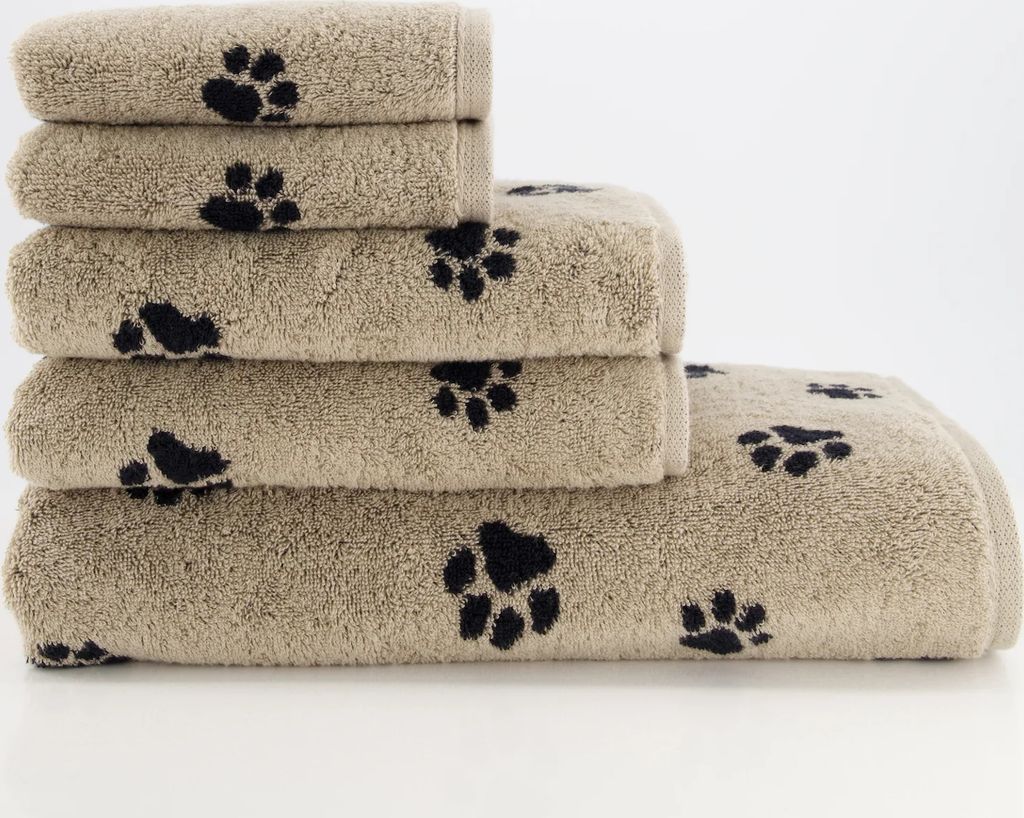 Cawò Federa 62480 We Love Dogs: Design Cane, Naturale/beige, Morbida E Made In Germany