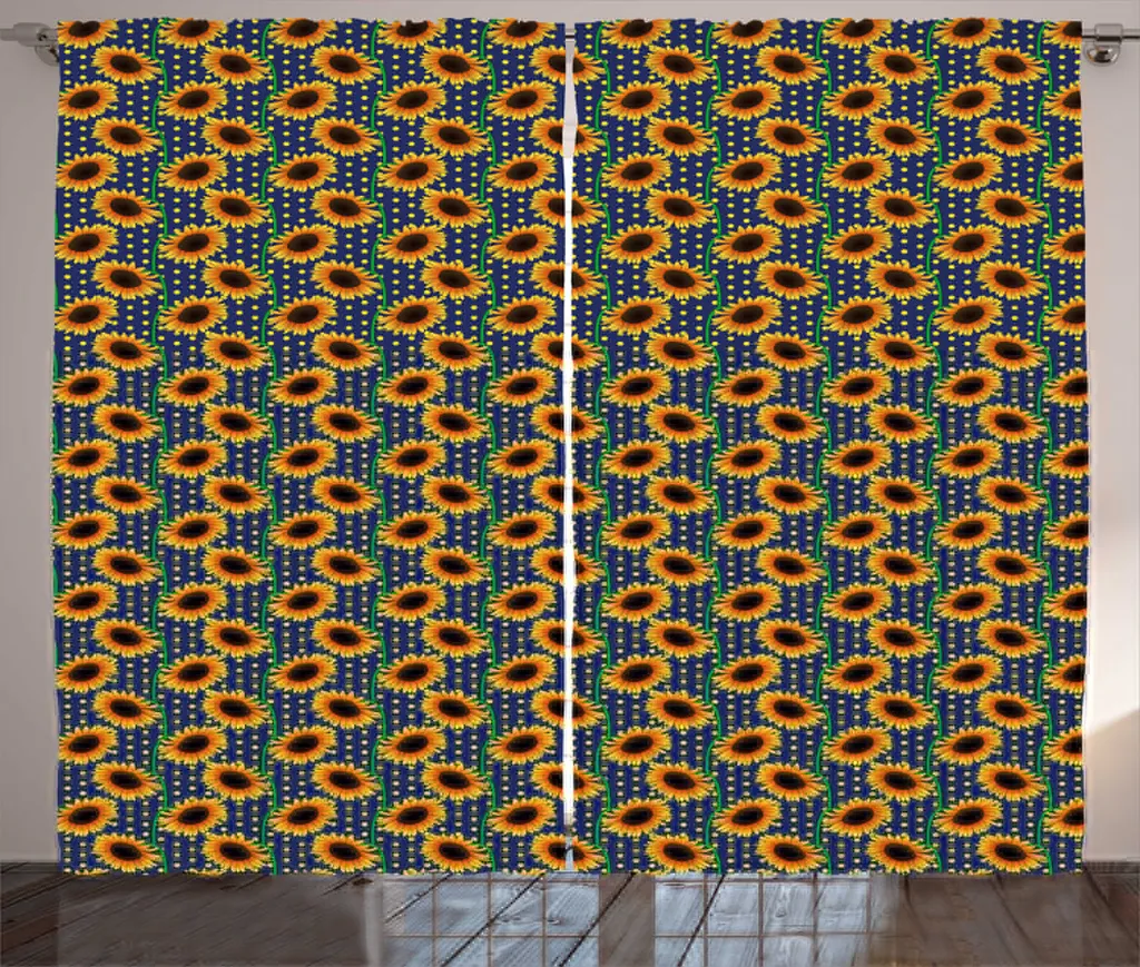 Tenda Rustica ABAKUHAUS Girasole 280x175 cm - Arancio e Blu Shop